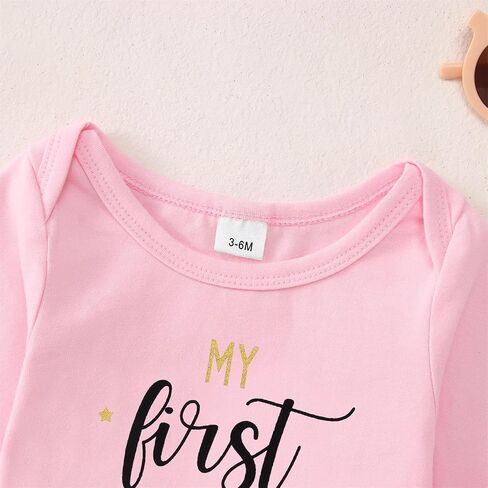 Ritatte My First New Year 2026 Romper for Infant Baby Girl Boy Long Sleeve Bodysuit Cute Newborn Onesie Fall One Piece outfit in Saudi Arabia