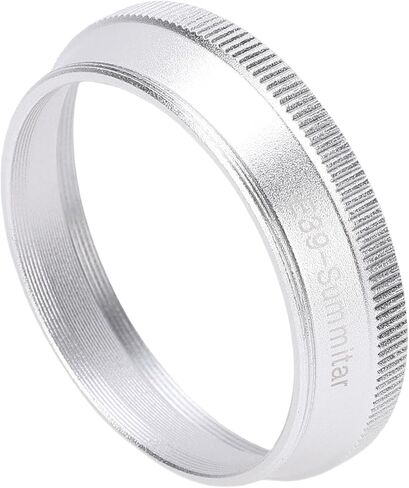 Dpofirs Lens Mount Adapter Ring Anodized Silver Finish Easy Installation for Photography Enthusiasts Fits E39 39mm Filter Interface in Saudi Arabia
