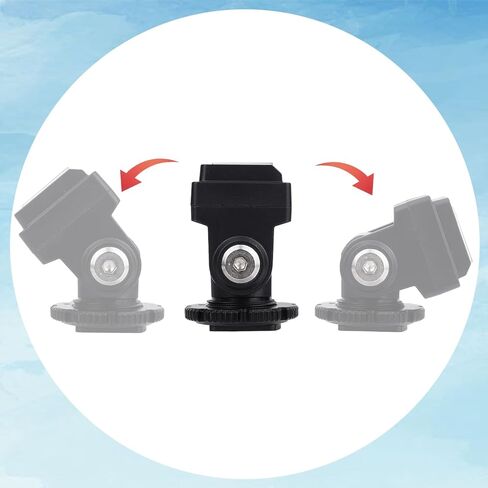 محول Hot Shoe Riser، ملحق كاميرا موسع الحذاء الساخن العالمي لرفع ارتفاع الفلاش لتجنب ظل العدسة لـ Godox IM20/IM30 Mini Flash Ulanzi SL01 Zeniko ZF04 ZF08 in Kuwait