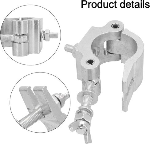 Stage Beam Light Hook, Aluminum Alloy Clamp Designed for 1 57 2 05 Inch Tubes in Events and Performances (A) in Saudi Arabia