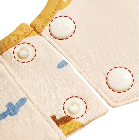 WONDERLAND Premium Cotton Drooling and Teething 360 Bibs, (Fruit Series, 4/6-Pack) in Saudi Arabia