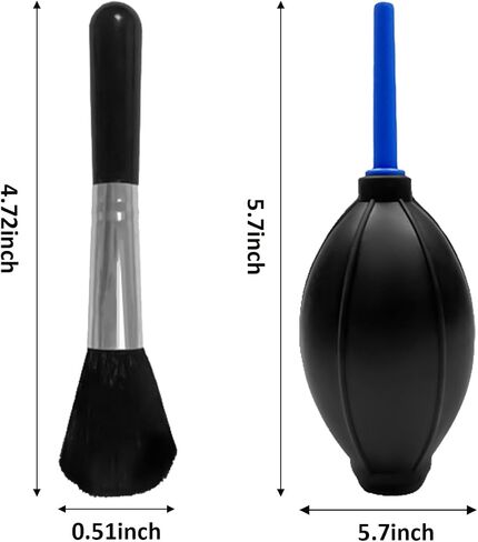 3 Piece Digital Mobile Phone Computer Camera Lens Projector Cleaning Tool Set Air Blow Brush Combo Set in Saudi Arabia
