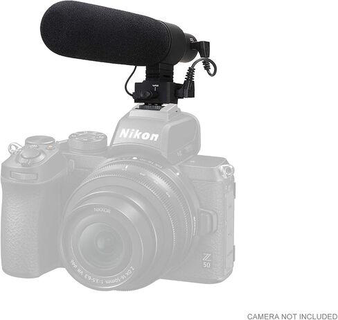 Digital Nc Advanced Super Cardioid Microphone for Nikon Z50 (Stereo/Shotgun) with Dead Cat Wind Muff in Saudi Arabia
