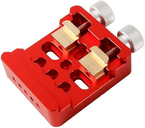 Aluminum Alloy Dovetail Mounting Base Clamp for Equatorial Mount For Astronomical Telescopes with Secure Double Bolt Installation (Red) in Saudi Arabia