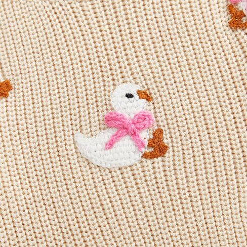 Infant Baby Girl Boy Sweater Baby Crewneck Pullover Sweater Toddler Girl Knit Sweatshirt Warm Fall Winter Clothes in Saudi Arabia