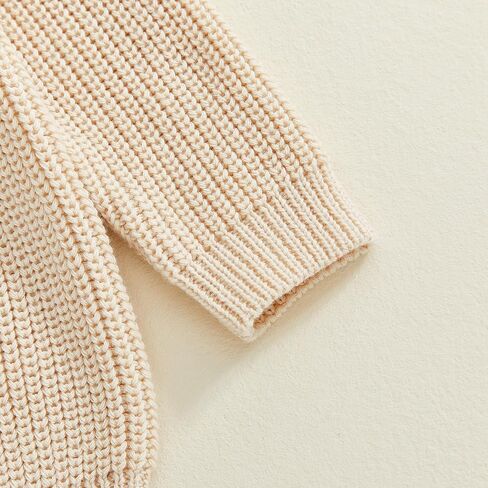 Infant Baby Girl Boy Sweater Baby Crewneck Pullover Sweater Toddler Girl Knit Sweatshirt Warm Fall Winter Clothes in Saudi Arabia