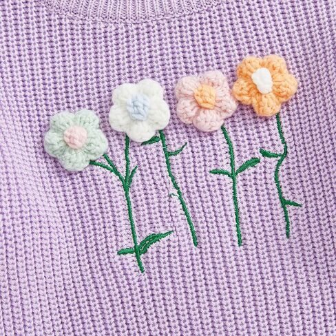 Infant Baby Girl Boy Sweater Baby Crewneck Pullover Sweater Toddler Girl Knit Sweatshirt Warm Fall Winter Clothes in Saudi Arabia