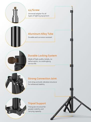 AOCHUAN 155cm Lightweight Extendable Phone Tripod for iPhone, Adjustable 14.5"-60.1" Photography Phone Stand, Portable & Stable Travel Tripod for Smartphone, Video Recording, Live Streaming in Saudi Arabia