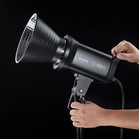 Godox SL100D 100W LED Video Light 5600K Continuous Lighting White Version, CRI≥96 TLCI≥97, 8 FX Lighting Effects,Godox SL100 D Bowens Mount Studio Light for Video Shooting, Photography (Godox SL100D) in Saudi Arabia
