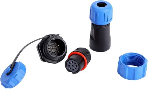 Keenso IP68 SP13 Plastic Plug Connector Significantly Improves the Conductivity of Lamps and Lanterns (9pin) in Saudi Arabia