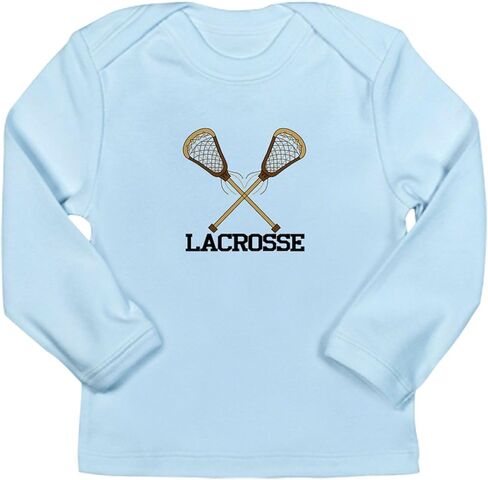 تي شيرت CafePress Lacrosse بأكمام طويلة للرضع تي شيرت لطيف بأكمام طويلة للأطفال الرضع in Kuwait
