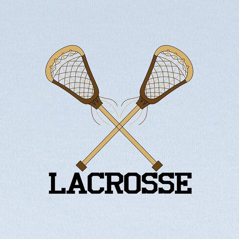 تي شيرت CafePress Lacrosse بأكمام طويلة للرضع تي شيرت لطيف بأكمام طويلة للأطفال الرضع in Kuwait