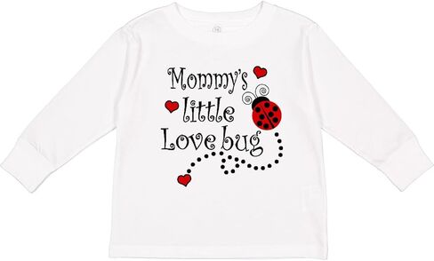 تي شيرت Inktastic Mommy's Little Love Bug بأكمام طويلة للأطفال الصغار in Kuwait