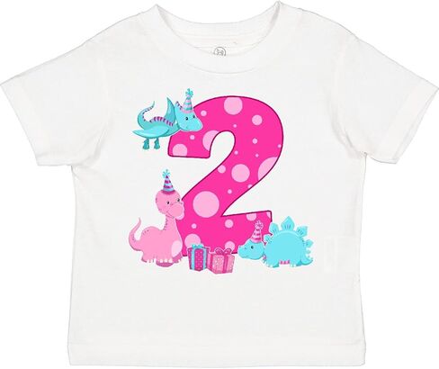 تي شيرت للأطفال الصغار من Inktastic Dinosaur Party-Second Christmas in Kuwait