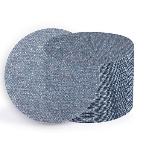 أقراص صنفرة شبكية من السيراميك الفاخر مقاس 5 بوصات، 50 قطعة، 80/120/180/240/320 حبيبة، خطاف وحلقة خالية من الغبار، قرص ورق صنفرة دائري مضاد للانسداد لصنفرة مدارية عشوائية in Kuwait