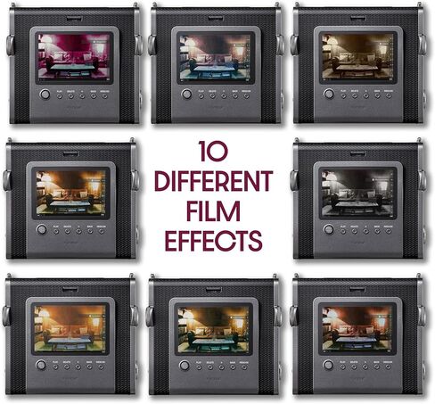 حزمة كاميرا Fujifilm Instax Wide Evo Hybrid للأفلام الفورية مع 2X Instax-Wide Instant-Film 2 حزمة (40 صورة) + بطاقة ذاكرة 32 جيجابايت + قارئ بطاقة USB + حقيبة + مجموعة تنظيف in Saudi Arabia