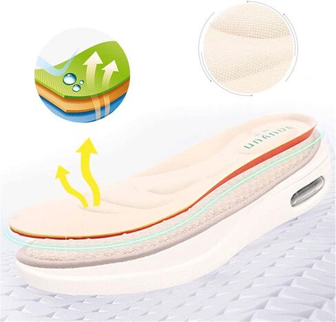 Men Women Edema Shoes, Memory Foam Diabetic Slipper Unisex Outdoor Indoor Orthopaedic Slippers Anti-Skid Wide Fit Swollen Feet Shoes in Saudi Arabia