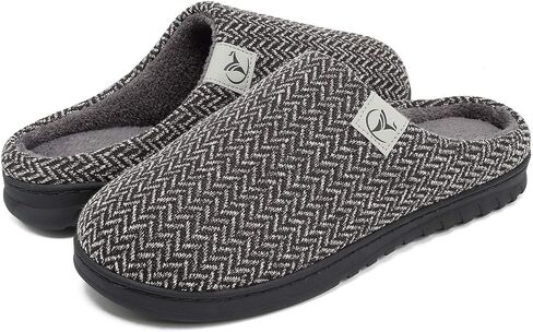 Unisex Warm Slippers Womens Cozy Memory Foam Slippers Men Casual Slip On Winter House Shoes in Saudi Arabia