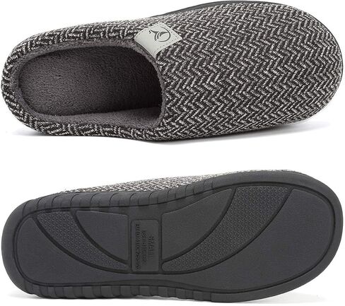 Unisex Warm Slippers Womens Cozy Memory Foam Slippers Men Casual Slip On Winter House Shoes in Saudi Arabia