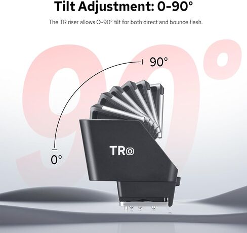 Godox TR-O TTL Hot Shoe Riser لـ Olympus Panasonic، مع 6 مستويات تعديل (0-90 درجة) TTL وظيفة HotShoe موسع محول تركيب لـ Godox TTL Mini Flash iT20 iT30Pro in Saudi Arabia