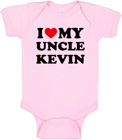 I Love My Uncle Kevin Baby Infant Bodysuit in Saudi Arabia