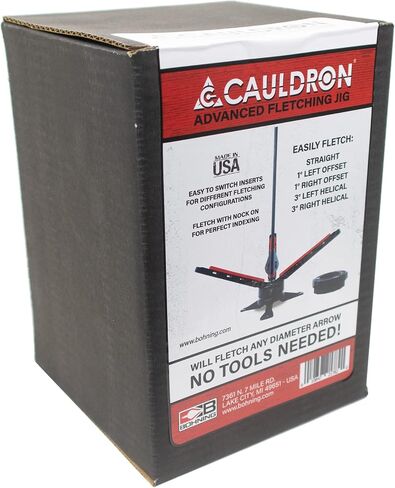 Bohning Complete Cauldron Fletching Jig Black in Saudi Arabia