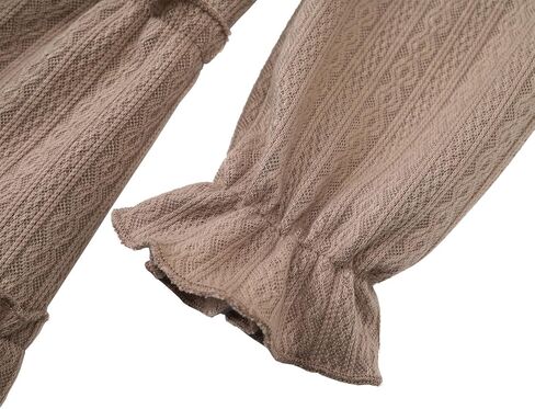 فساتين Dutebare للفتيات الصغيرات بأكمام طويلة ورقبة دائرية وكشكشة على شكل حرف A فستان ملابس الخريف والشتاء in Kuwait
