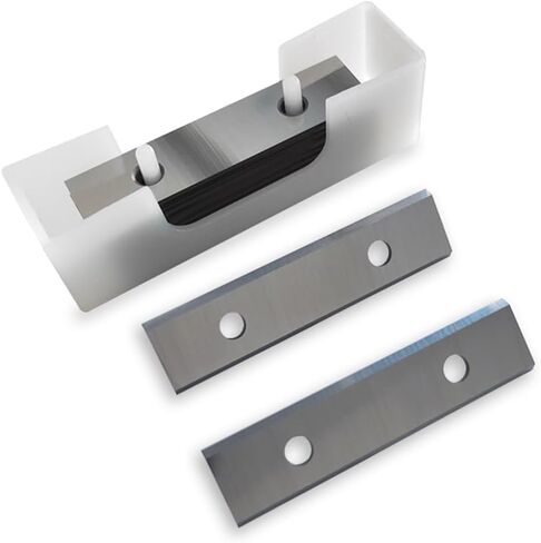60mm Rectangle Carbide Inserts Replacement Knives Blades, for Flush Trim Router Bit, Fits Spiral Helical Planer Cutter Head, Wood Lathe Turning Tool, 10pcs (60x12x1.5-35°) in Saudi Arabia