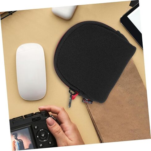 ARTIBETTER Neoprene Camera Lens Filter Pouch with Zipper Protective Case for Outdoor Photography Accessories Storage and Portable Carrying Bag in Saudi Arabia