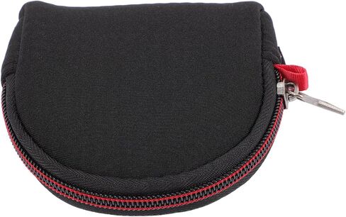Neoprene Round Filter Pouch Camera Lens Organizer with Mesh Storage Bag Portable Lightweight Protective Case for Outdoor Photography Accessories in Saudi Arabia