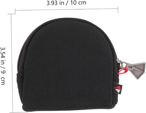 Neoprene Round Filter Pouch Camera Lens Organizer with Mesh Storage Bag Portable Lightweight Protective Case for Outdoor Photography Accessories in Saudi Arabia
