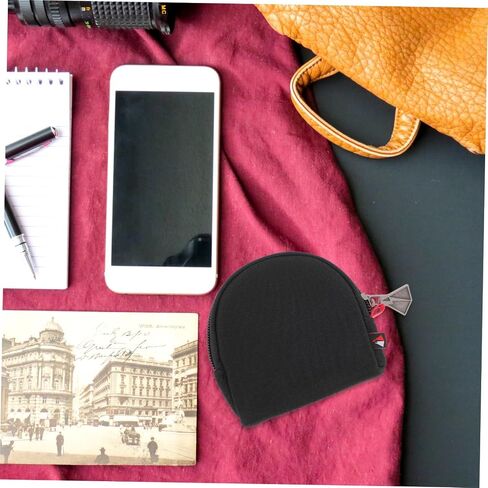 Neoprene Round Filter Pouch Camera Lens Organizer with Mesh Storage Bag Portable Lightweight Protective Case for Outdoor Photography Accessories in Saudi Arabia