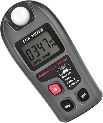 GYJ MT-30 مقياس الضوء الرقمي Luxmeter، قياس دقيق لمكان العمل والمختبر، وحدات LuxFc، 0.1-200,000Lux؛ 0.01-20,000 فرنك in Saudi Arabia