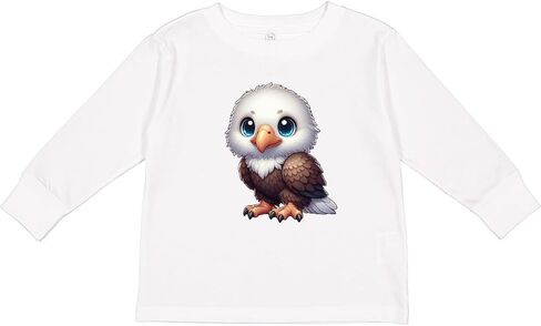inktastic Baby Bald Eagle Toddler Long Sleeve T-Shirt in Saudi Arabia