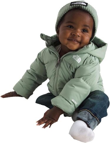 سترة مبطنة بالصوف من THE NORTH FACE Baby North Down | طارد للماء، عازل للطيور المائية، غطاء رأس مرفق مع أذنين in Saudi Arabia