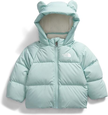 سترة مبطنة بالصوف من THE NORTH FACE Baby North Down | طارد للماء، عازل للطيور المائية، غطاء رأس مرفق مع أذنين in Saudi Arabia