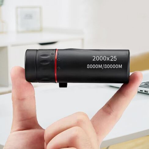 تلسكوب أحادي صغير، 2000X25 تلسكوبات بصرية أحادية التركيز محمولة للأحداث الرياضية، والحفلات الموسيقية، والتخييم، ومشاهدة الطيور، وصيد الأسماك، والنطاق، والسفر in Kuwait