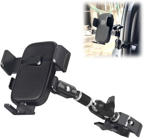 Truck Phone Mount for Ram ProMaster 3500 High Roof 2014–2025, Adjustable Arm Phone Mount for Truck Grab Handle, 360° Rotatable Telescopic Arm Holder for Truck, Pickup, SUV, Van,B/Long in Saudi Arabia