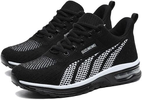 Womens mesh Breathable Running Shoes air Cushion Lightweight Sneakers Lace up Walking Tennis Shoes in Saudi Arabia