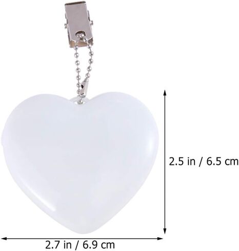 Uonlytech 3pcs Purse Light Handbag Light, Sensor Touch Activated Mini Heart Shape Night Lamp Handbag Purse Lamp for Women & Girls Bag Accessories in Saudi Arabia