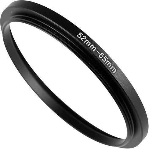 52mm to 55mm Step-Up Ring Adapter,52mm to 55mm Step Up Filter Ring,for All Brands UV ND CPL Metal Stepping Up Ring Adapter Filter (52mm to 55mm) in Saudi Arabia