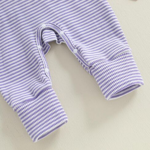 Hello Im New Here Newborn Baby Girl Coming Home Outfit Long Sleeve Romper Waffle Knit Jumpsuit Infant Clothes in Kuwait