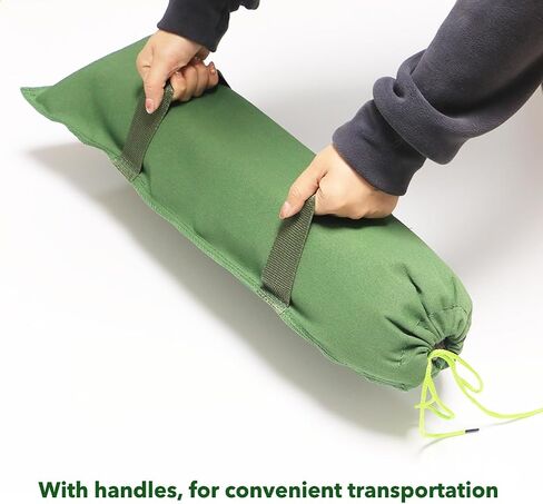 Sandbag for Flood Control 2PCS 6'×8'' Silicone Canvas Flood Barrier for Home Store Garage Garden in Saudi Arabia