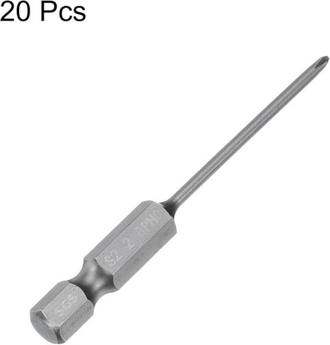 HARFINGTON 20pcs #1 Phillips Screwdriver Bit PH1 1/4" Hex Shank 4.3" (110mm) Long Magnetic S2 Steel Industrial Grade Screw Driver Bit Cross Head Electric Drill Bits 0.12" (3mm) Rod in Saudi Arabia