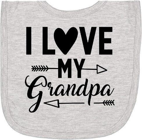 inktastic I Love My Grandpa Newborn Bib in Saudi Arabia
