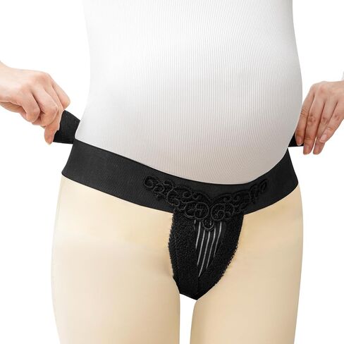 V1 Smart Vulvar Compression Support for Maternity & Pregnancy - Adjustable Pelvic Relief Belly Band for Varicosities & Prolapse, Soft Breathable Fabric, Discreet Fit, Pregnancy Support Belt in Saudi Arabia