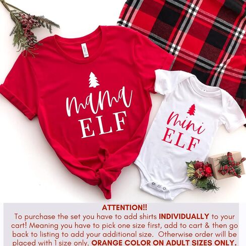 Mama Elf Christmas Shirt, Mom Baby Elf Christmas Mommy and Me Shirts, Cute Matching Mommy Daughter Christmas Outfits Toddler, Mom and Son Mommy and Me Christmas Outfits, New Mom Baby Christmas 2021 in Saudi Arabia