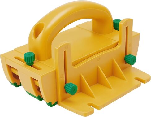 Table Saw Push Block for Woodworking Router Tables Band Saws Jointers Pushblock Cuts Safe for Widgets Difficult Cuts ThinRips Dowel Cuts Prevent Kickback and Protect Hands (Yellow, Large) in Saudi Arabia