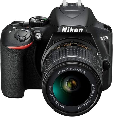 مجموعة نيكون VBA550K001 D3500 + AF-P DX 18–55 VR - أسود in Kuwait
