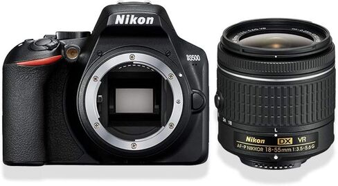 مجموعة نيكون VBA550K001 D3500 + AF-P DX 18–55 VR - أسود in Kuwait